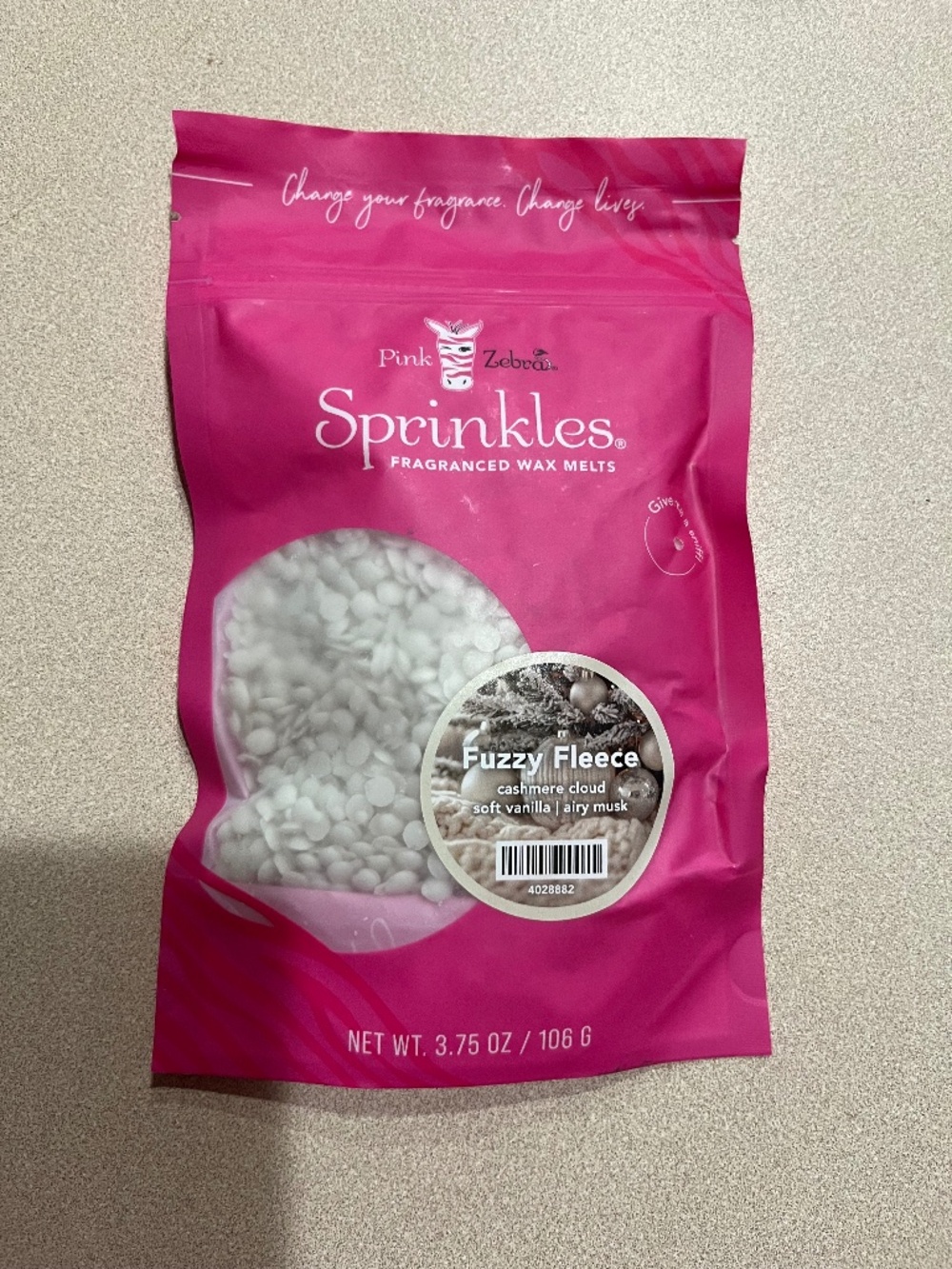 Pink Zebra sprinkles